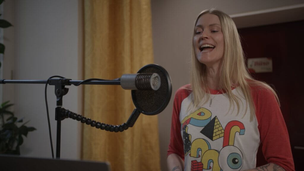 Singer trains her voice